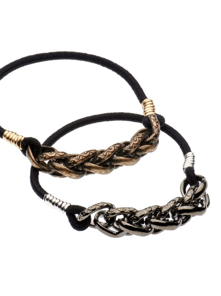 Braid Bloom Black Ties
