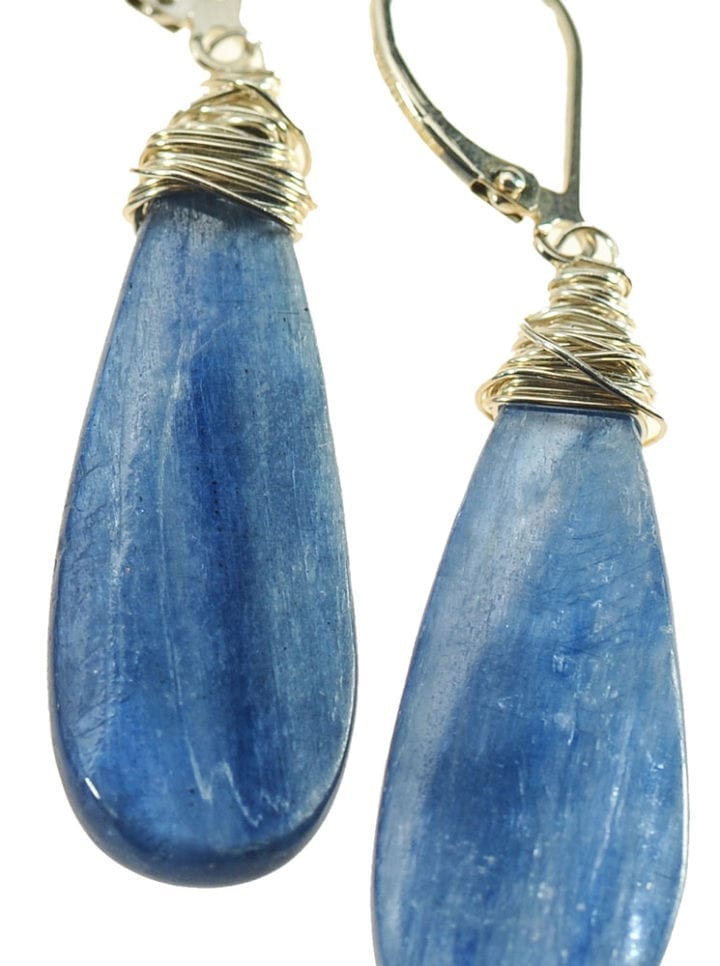 Kyanite Tear Earrings - Image 2