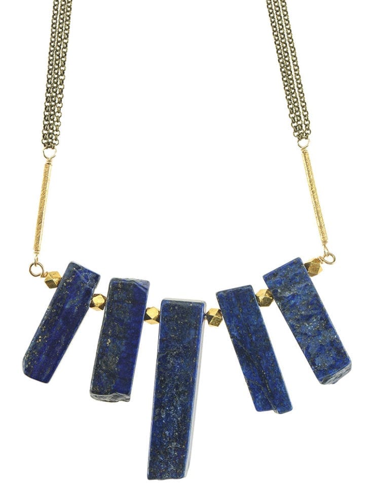 Lapis Statement Necklace