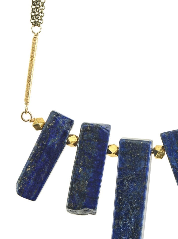 Lapis Statement Necklace - Image 2