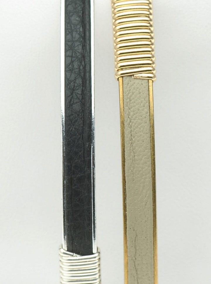 Smooth Leather Bangle - Image 2