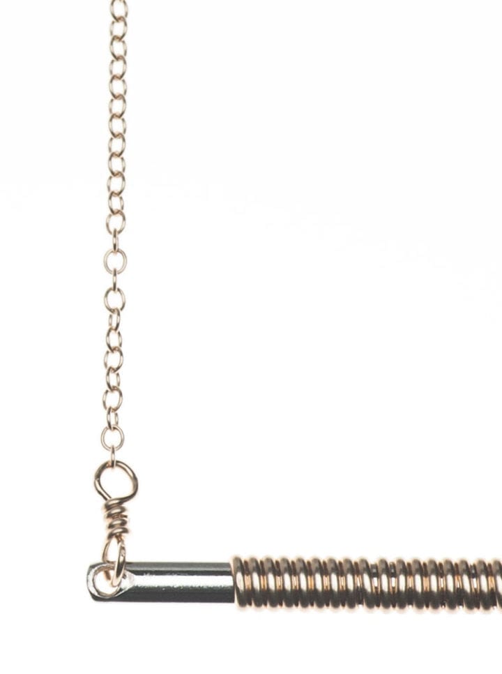 Wrapped Bar Necklace - Image 4