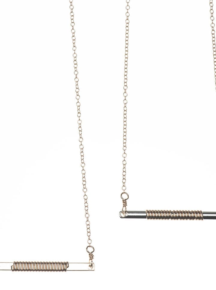 Wrapped Bar Necklace - Image 2
