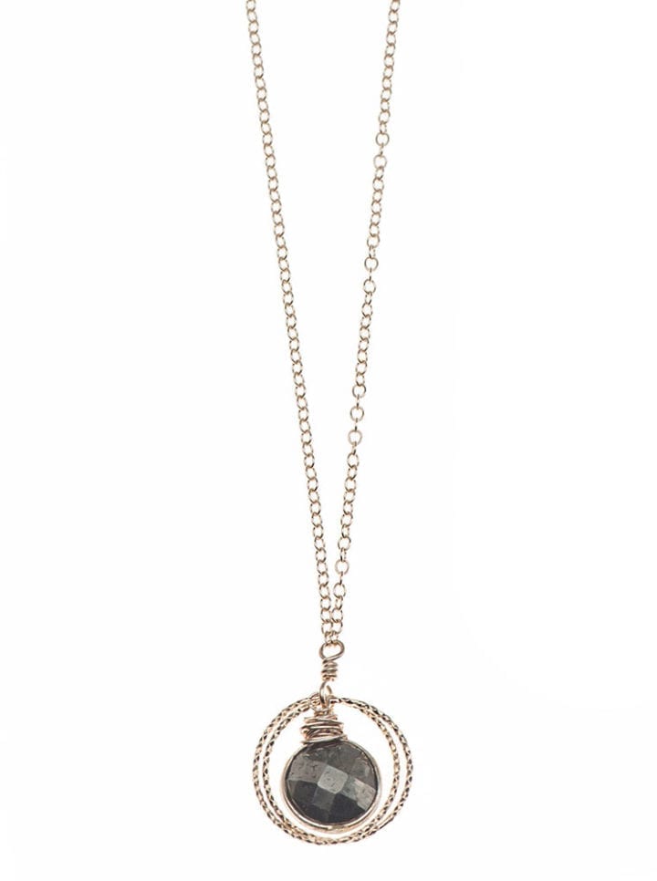 Stardust Pyrite Deli Necklace