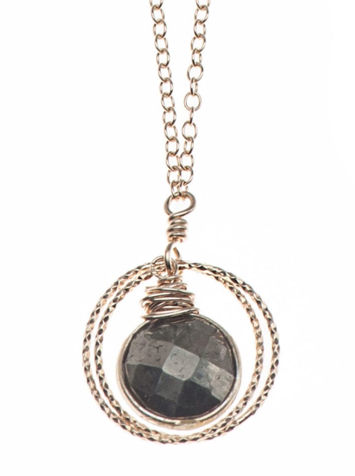 Stardust Pyrite Deli Necklace - Image 2