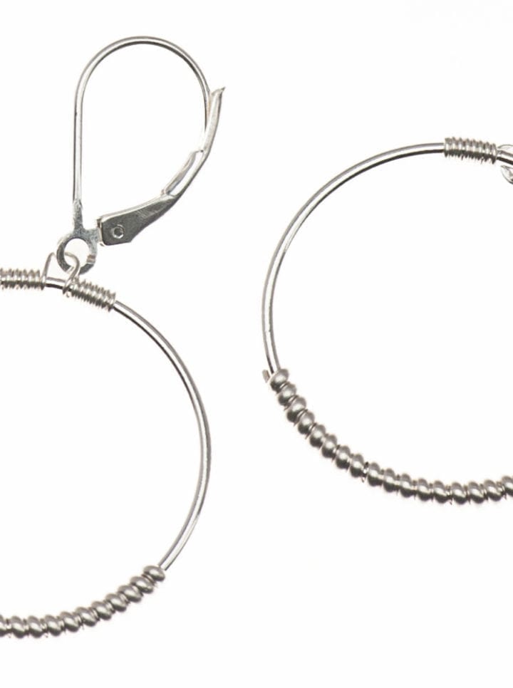 Small Thin Hoops - Image 5
