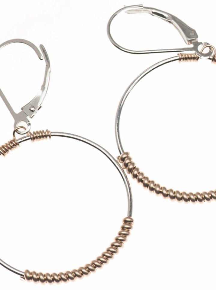Small Thin Hoops - Image 4