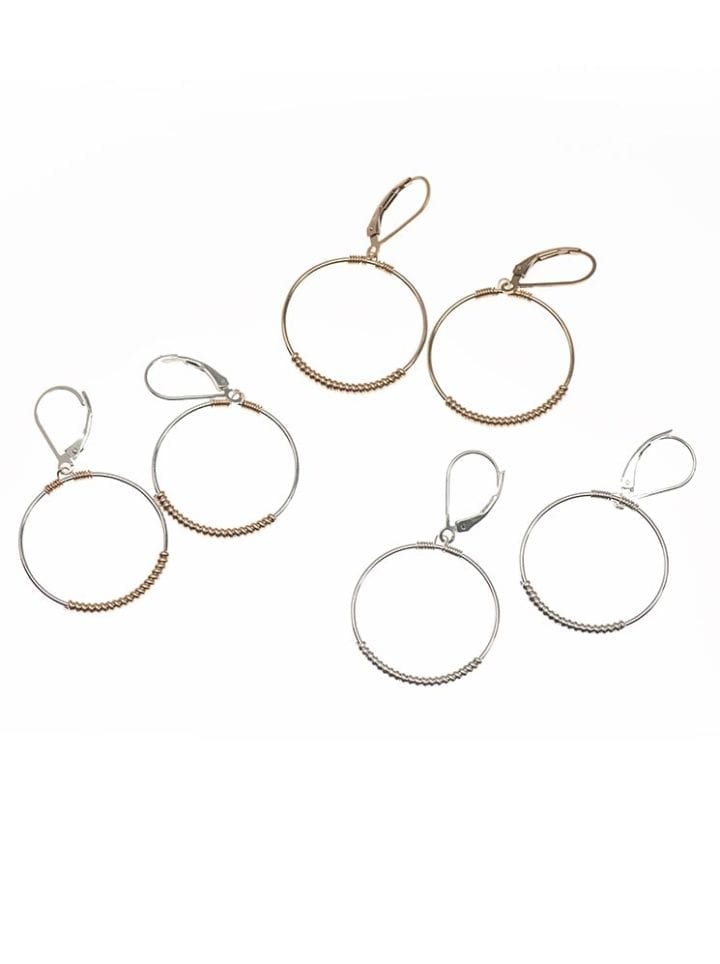Small Thin Hoops