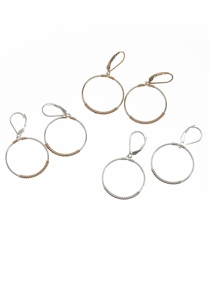 Small Thin Hoops
