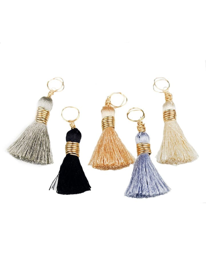 Silk Mini Tassel Charm