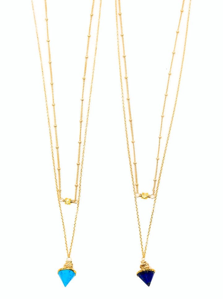 Cast Away Multi Strand Delicate Top Necklace