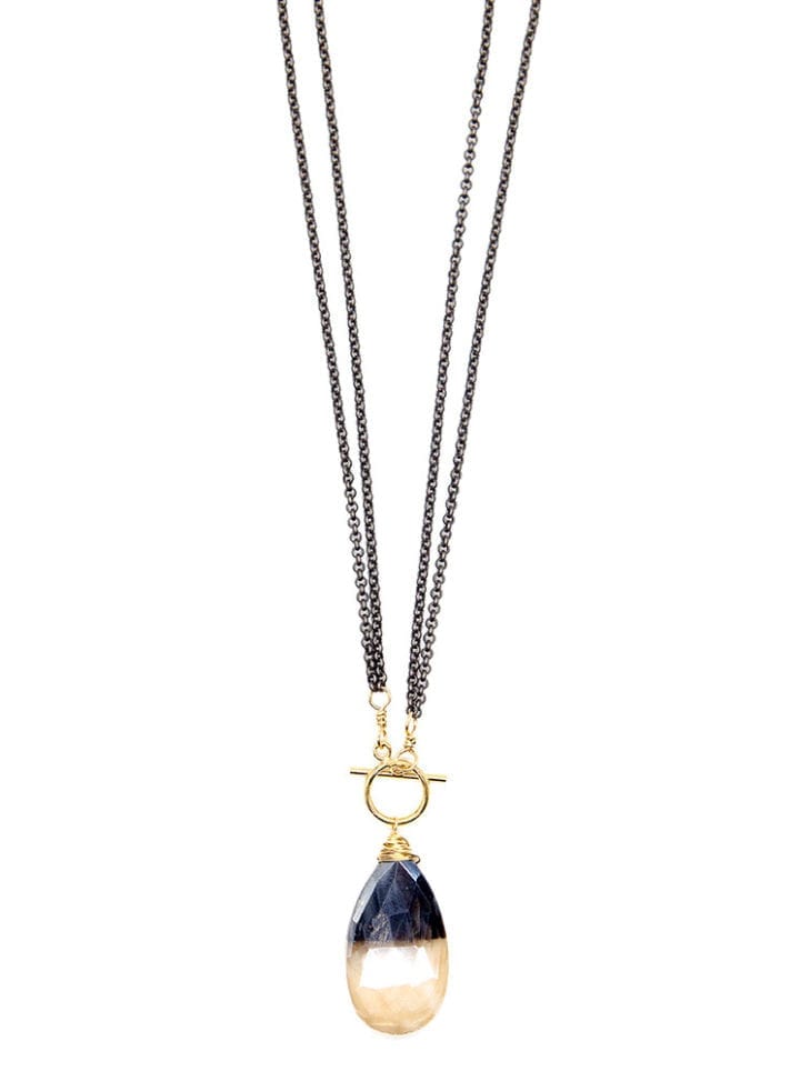 Eclipse Australian Moonstone Toggle Necklace