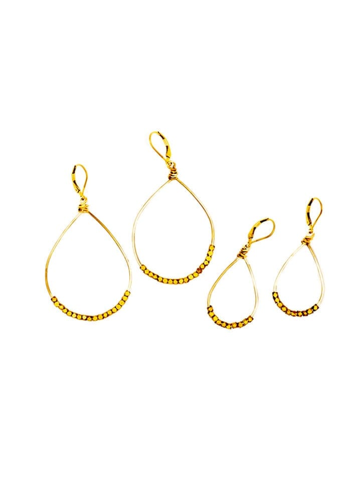 sliding tibetan hoops