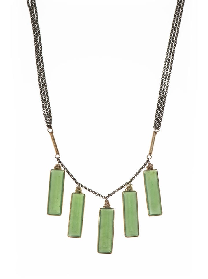 Serpentine Statement Necklace