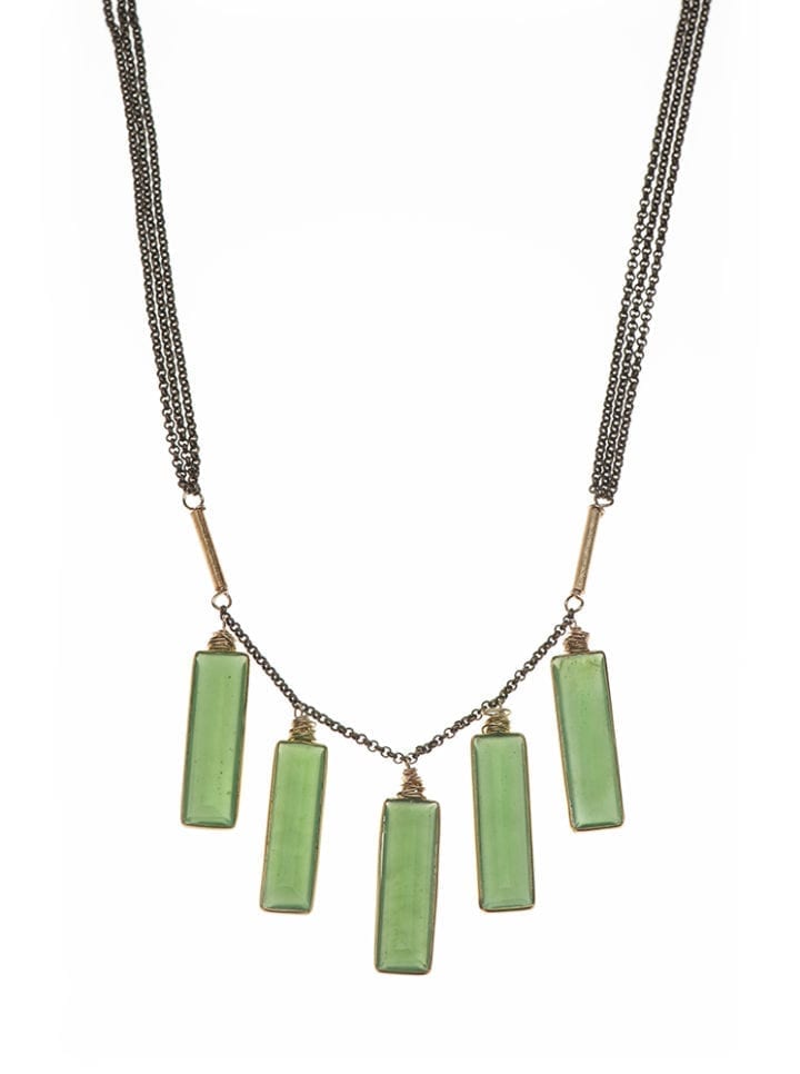 Serpentine Statement Necklace