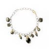 Pyrite Charm Bracelet