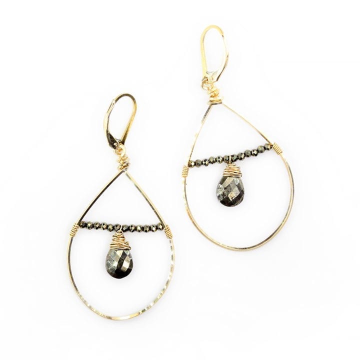 Pyrite Floating Hoops