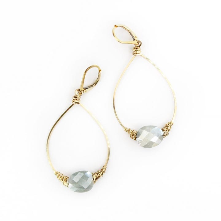 Silverite Wrapped Hoops