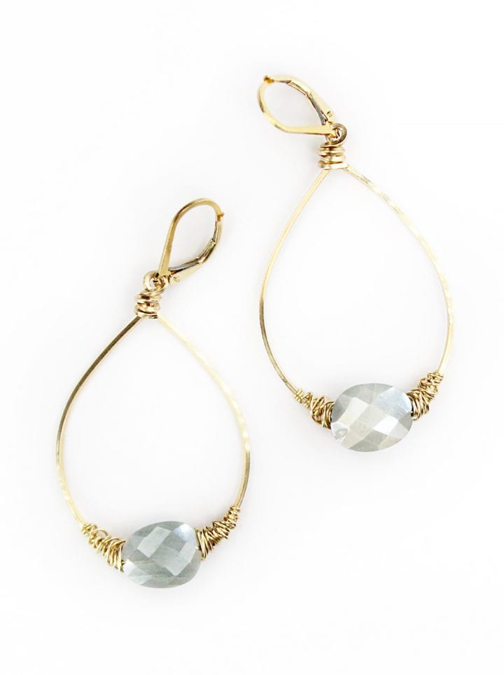 Silverite Wrapped Hoops