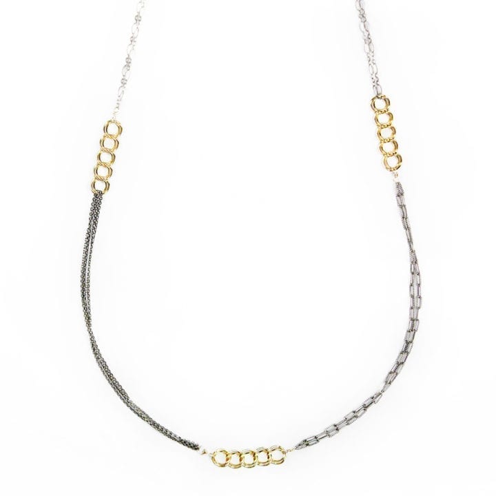Curb Mixed Chain Necklace
