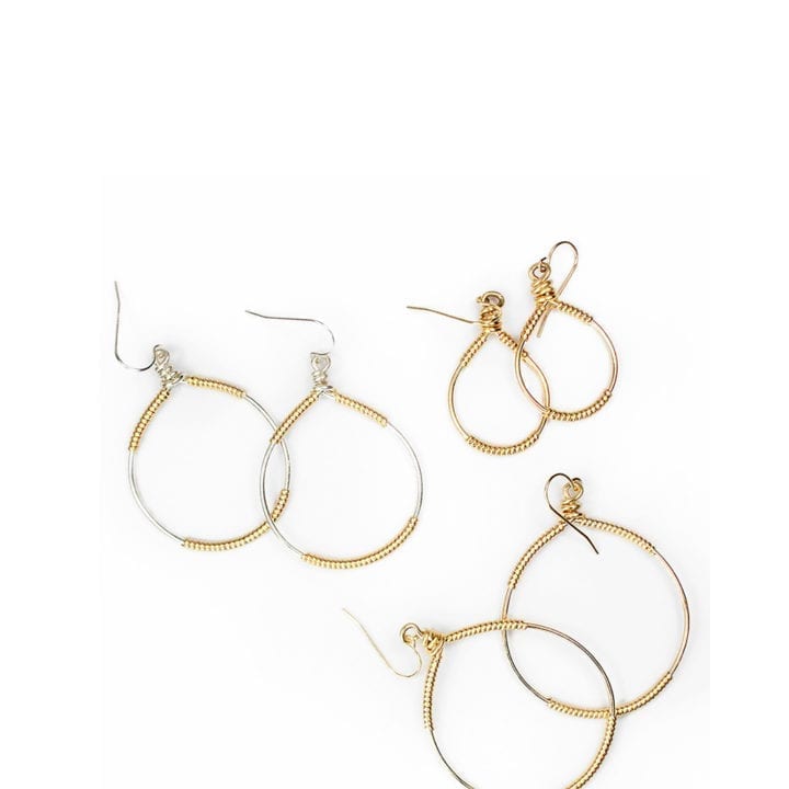 Signature Wrap Hoops