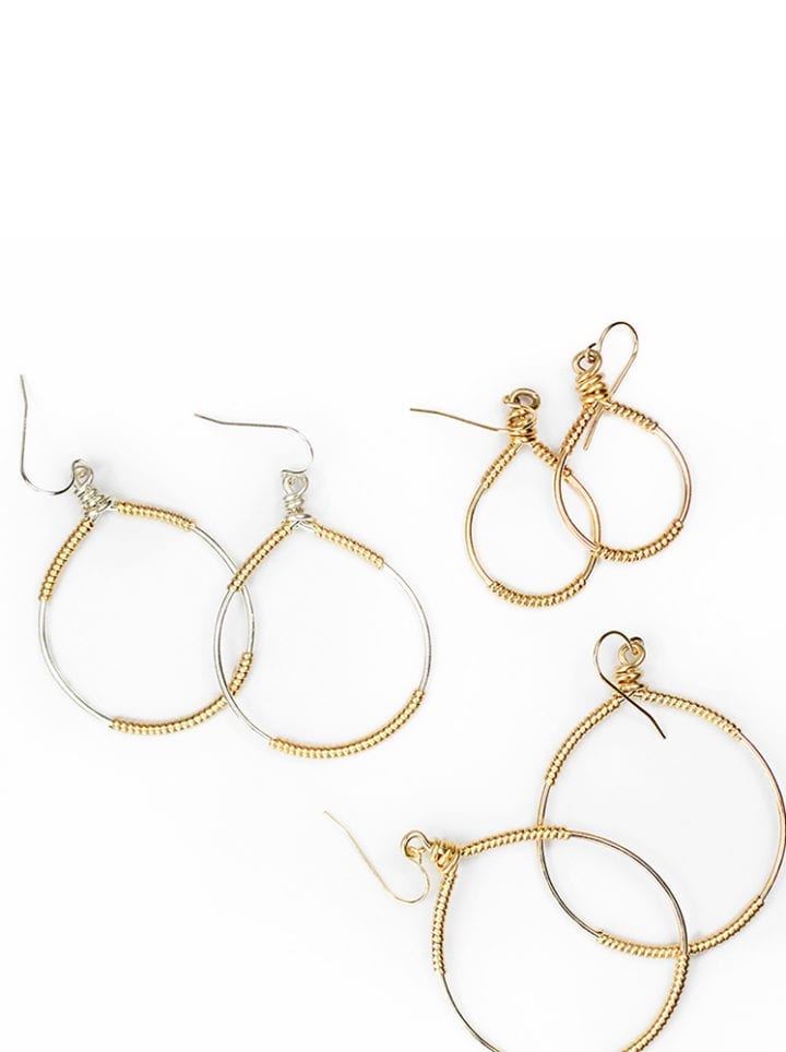 Signature Wrap Hoops