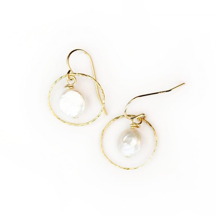 Pearl Stardust Single Drop Earring - Bloom Jewelry