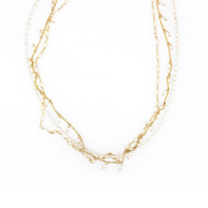 Pearl Triple Strand Necklace