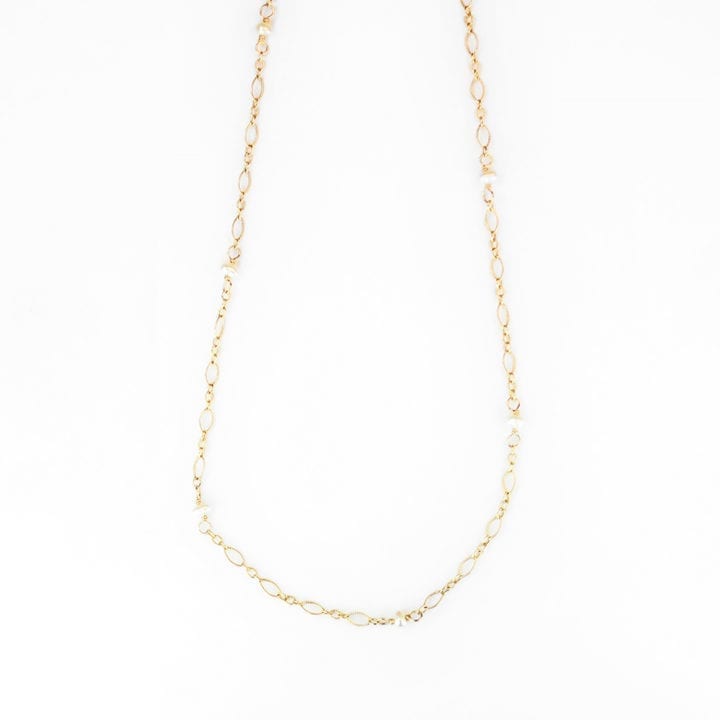 Pearl Filigree Layering Necklace