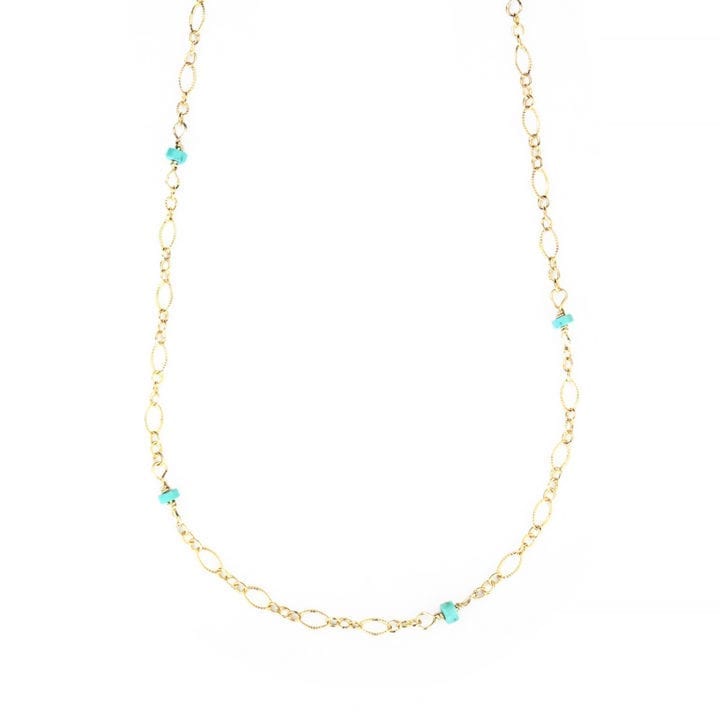 Turquoise Filigree Layering Necklace