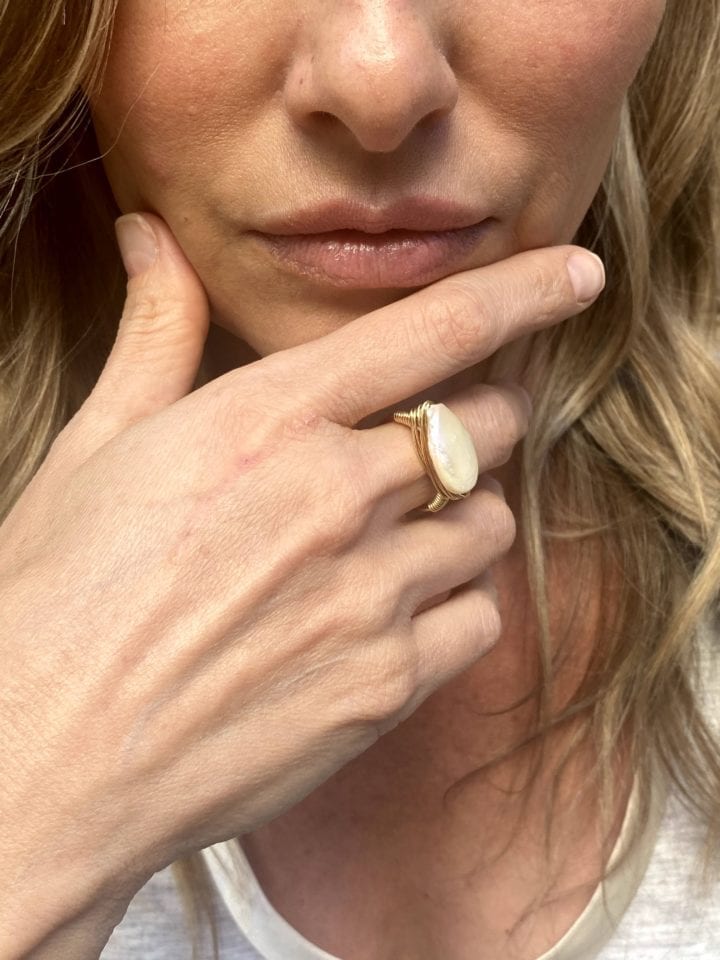 Pearl Wrapped Ring