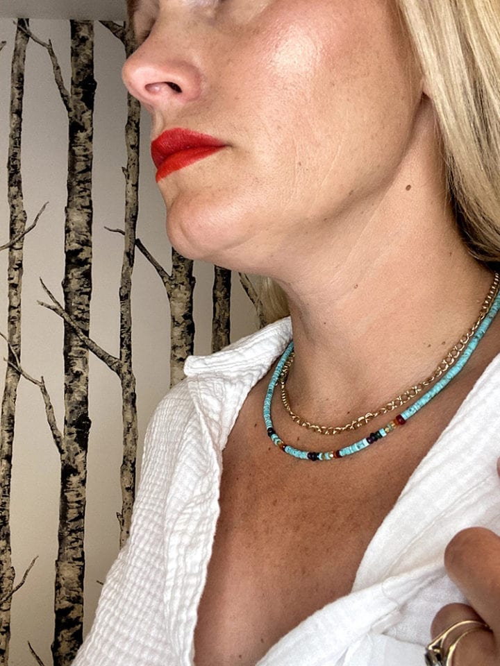 Rainbow Strung Choker - Image 3