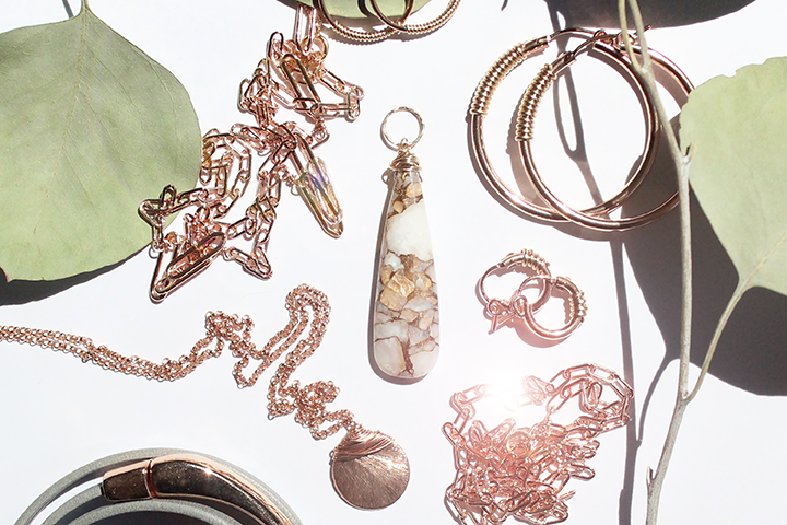 Rose Gold Collection Release Bloom Jewelry