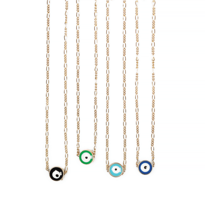 Evil Eye Figaro Necklaces