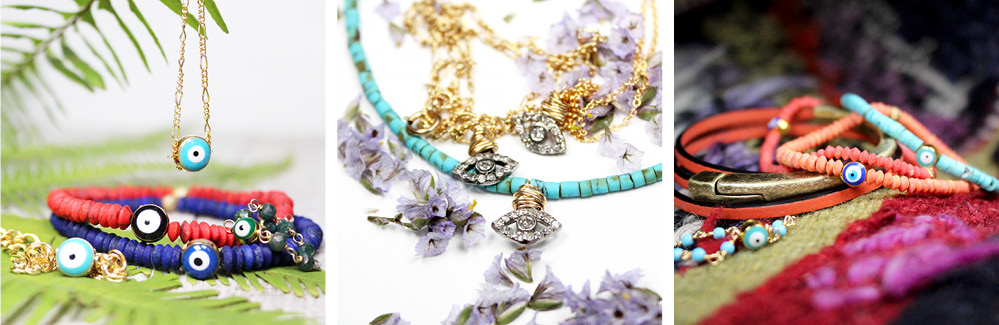 Evil Eye Handcrafted Jewelry made in Denver, CO Bloom Jewelry