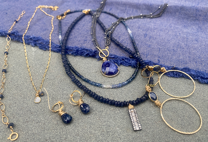 Sapphire September Birthstone Handcrafted Jewelry | Bloom Jewelry