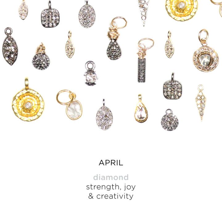 Diamond April Birthstone strength, joym & creativity | Bloom Jewelry