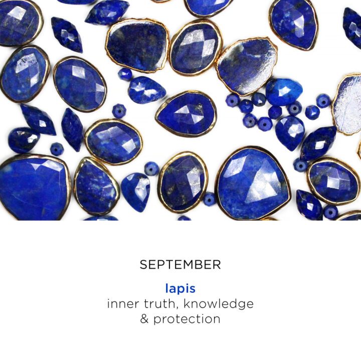 Lapis September Birthstone Inner truth, knowledge & protection | Bloom Jewelry