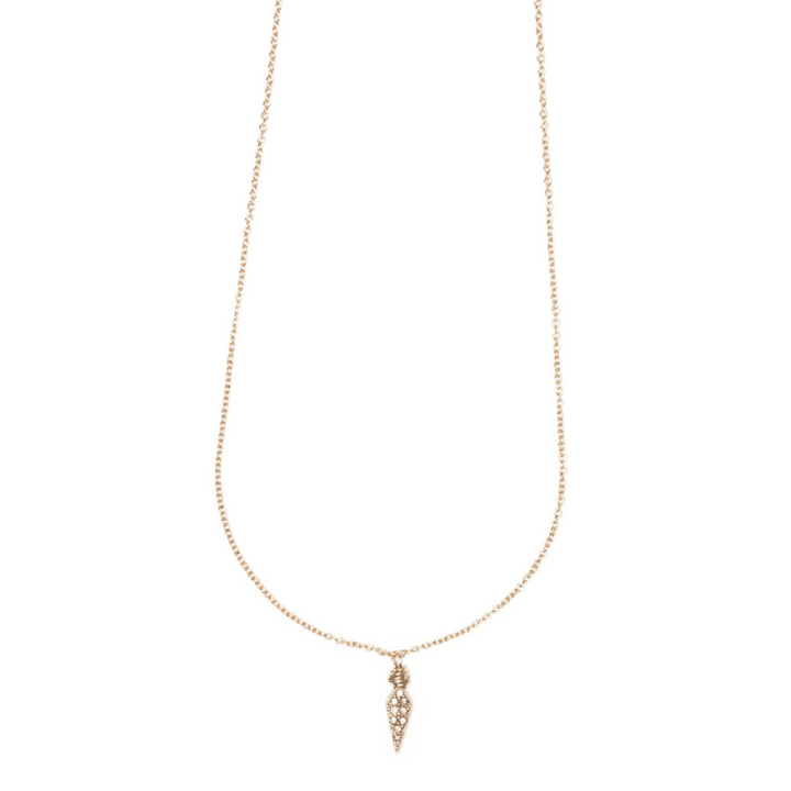 Pave Diamond Dagger 14k Gold Delicate Necklace | Bloom Jewelry Fine Jewelry Lifetime Guarantee