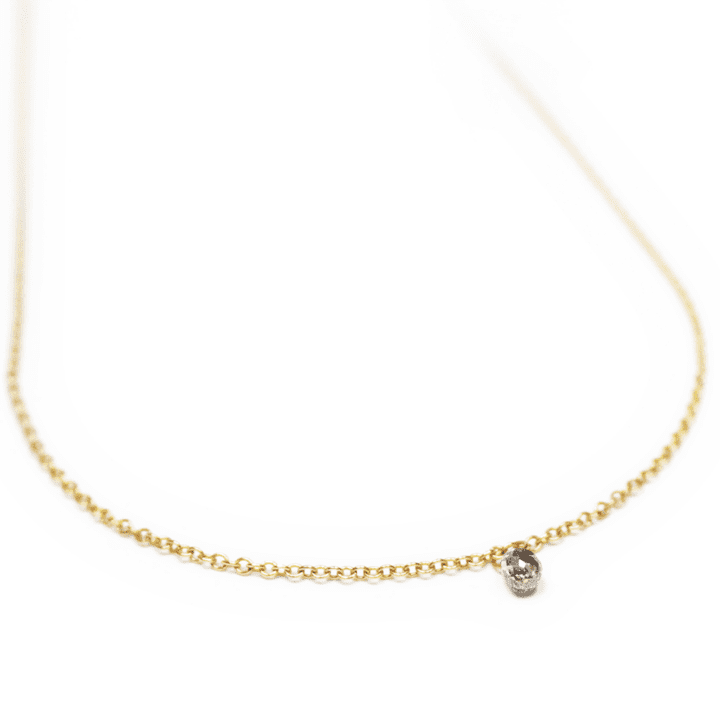 Diamond Coin Delicate 14k Gold Necklace | Bloom Jewelry Fine Jewelry Collection