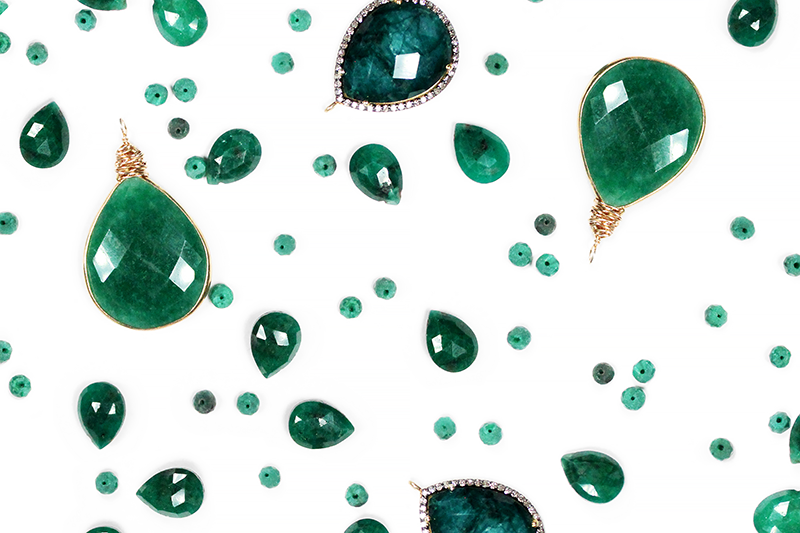 Emerald May Birthstone Handmade Jewelry | Bloom Jewelry