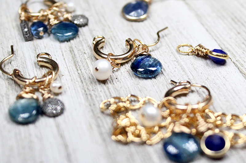 Clusters of gemstone charms | Bloom Jewelry