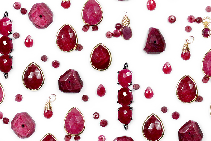 Ruby July Birthstone Handmade Jewelry | Bloom Jewelry