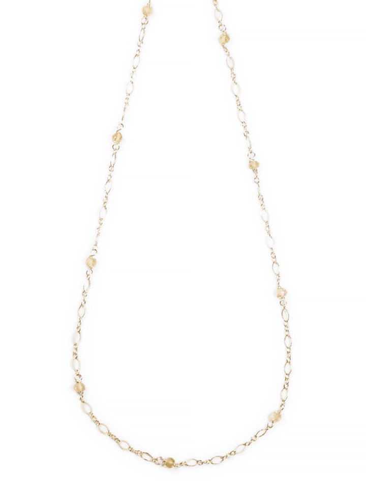 Opal Gold Filigree Layering Necklace | Bloom Jewlery handcrafted in Denver, CO.