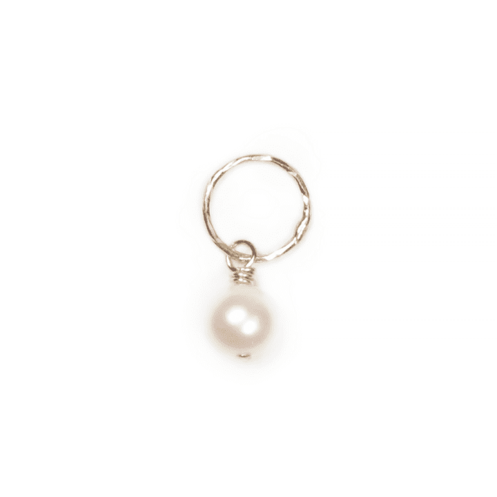 Pearl Gold Charm Pendant | Bloom Jewelry Handcrafted in Denver, CO