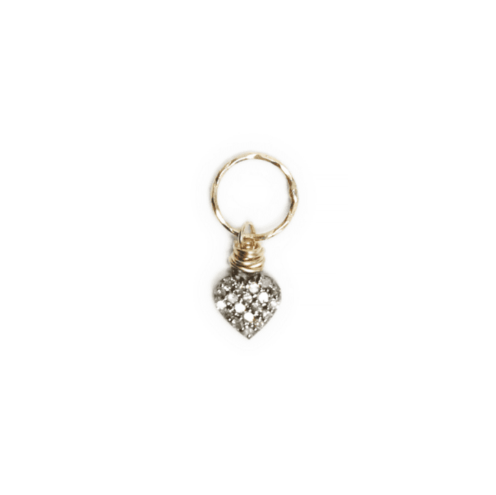 Heart Pavé Diamond Charm