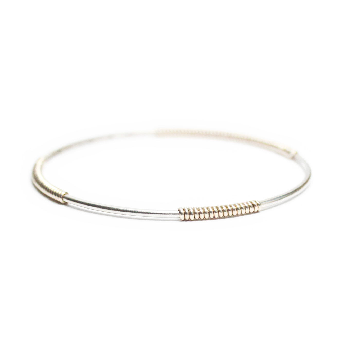 Signature Sterling Silver Skinny Bangle Bloom Jewelry