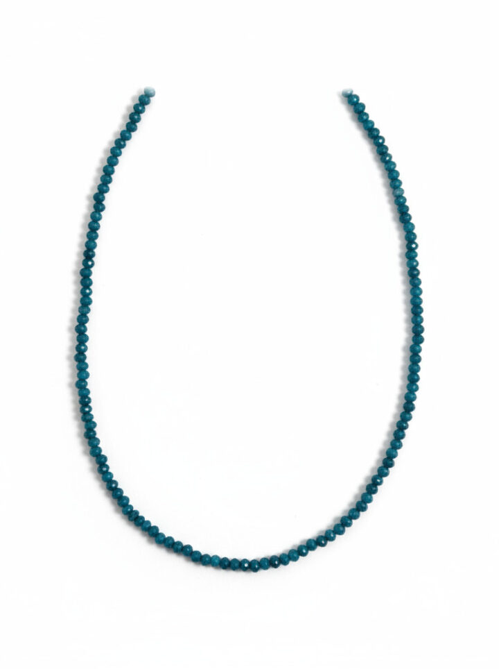 Teal Apatite Strung Choker Necklace