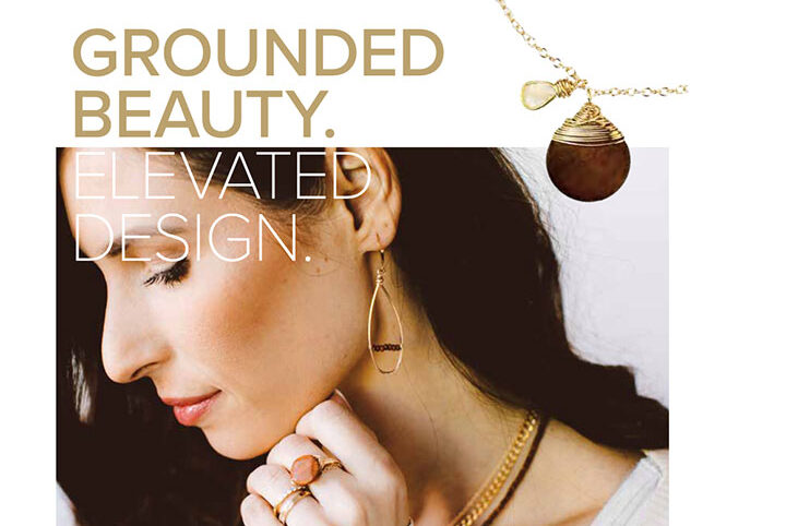 bloom wood jewelry. wrapped rings and rondelle hoops