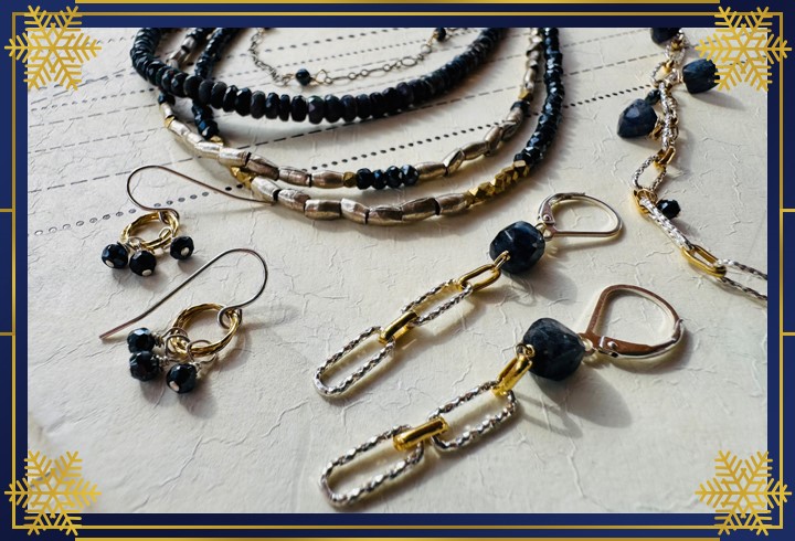 bloom jewelry's midnight navy collection